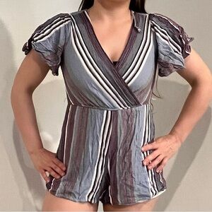 Trixxi Purple and Gray Textured Fabric